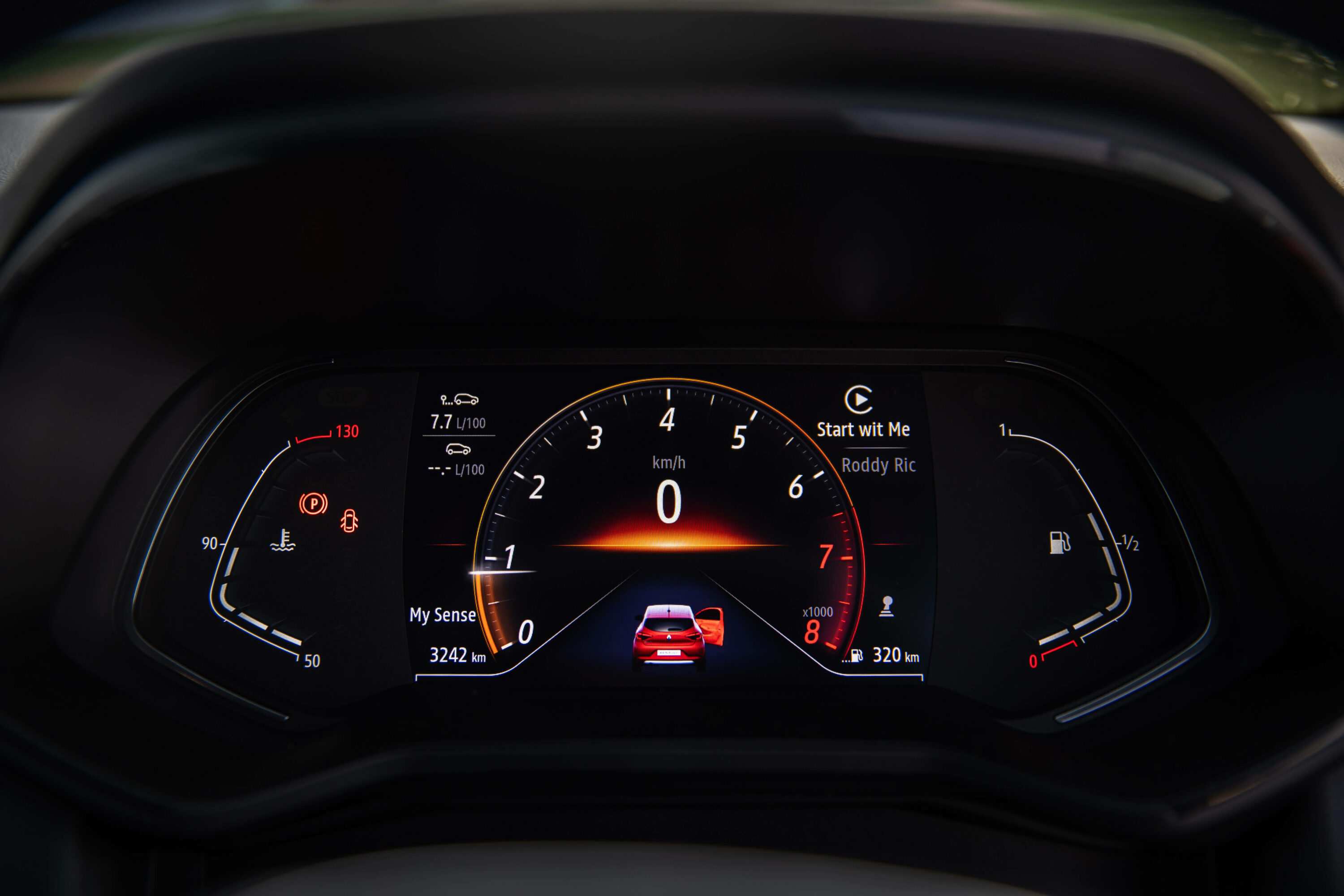 Renault-Clio V instrument cluster