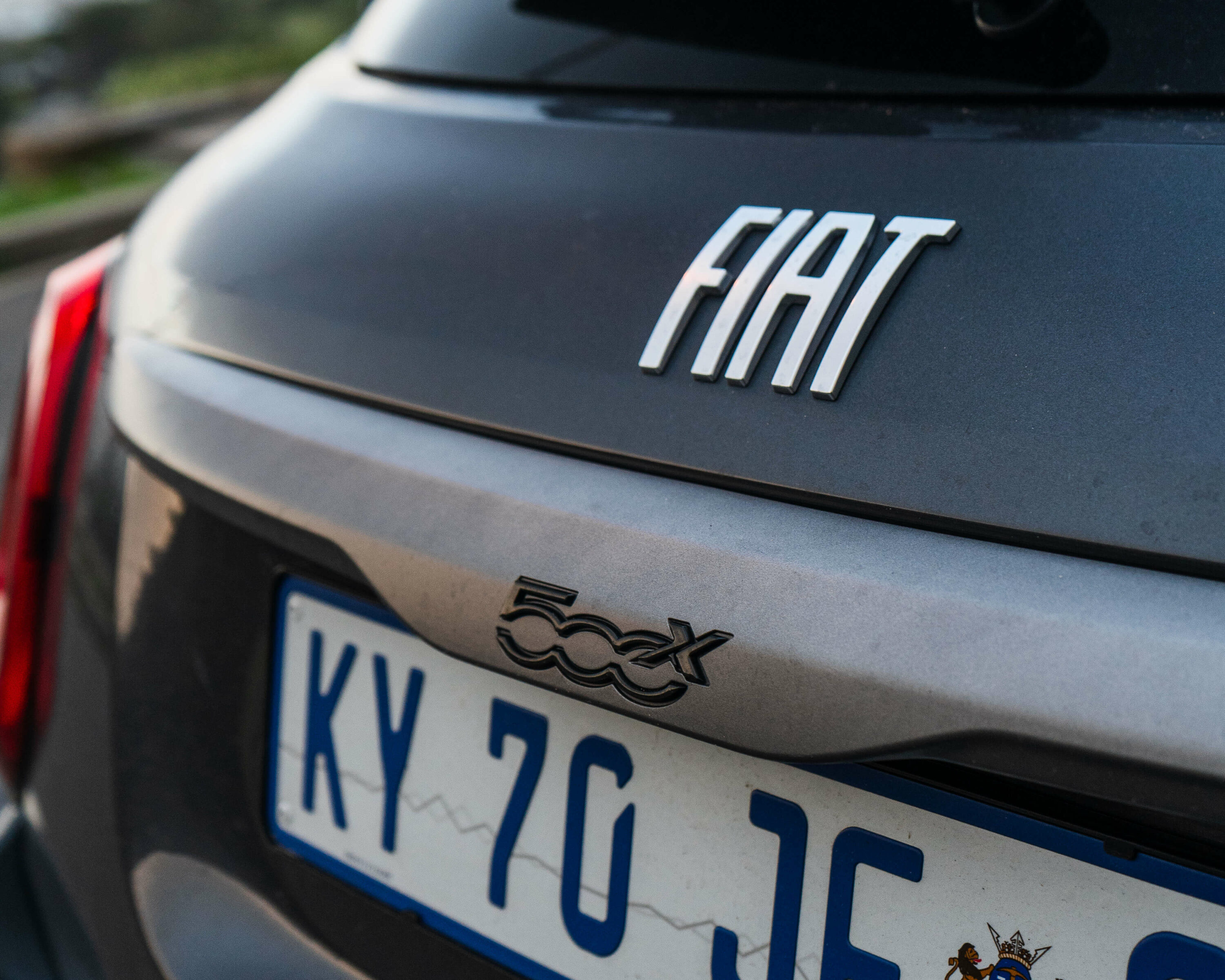 Fiat 500 Sport EST rear badge