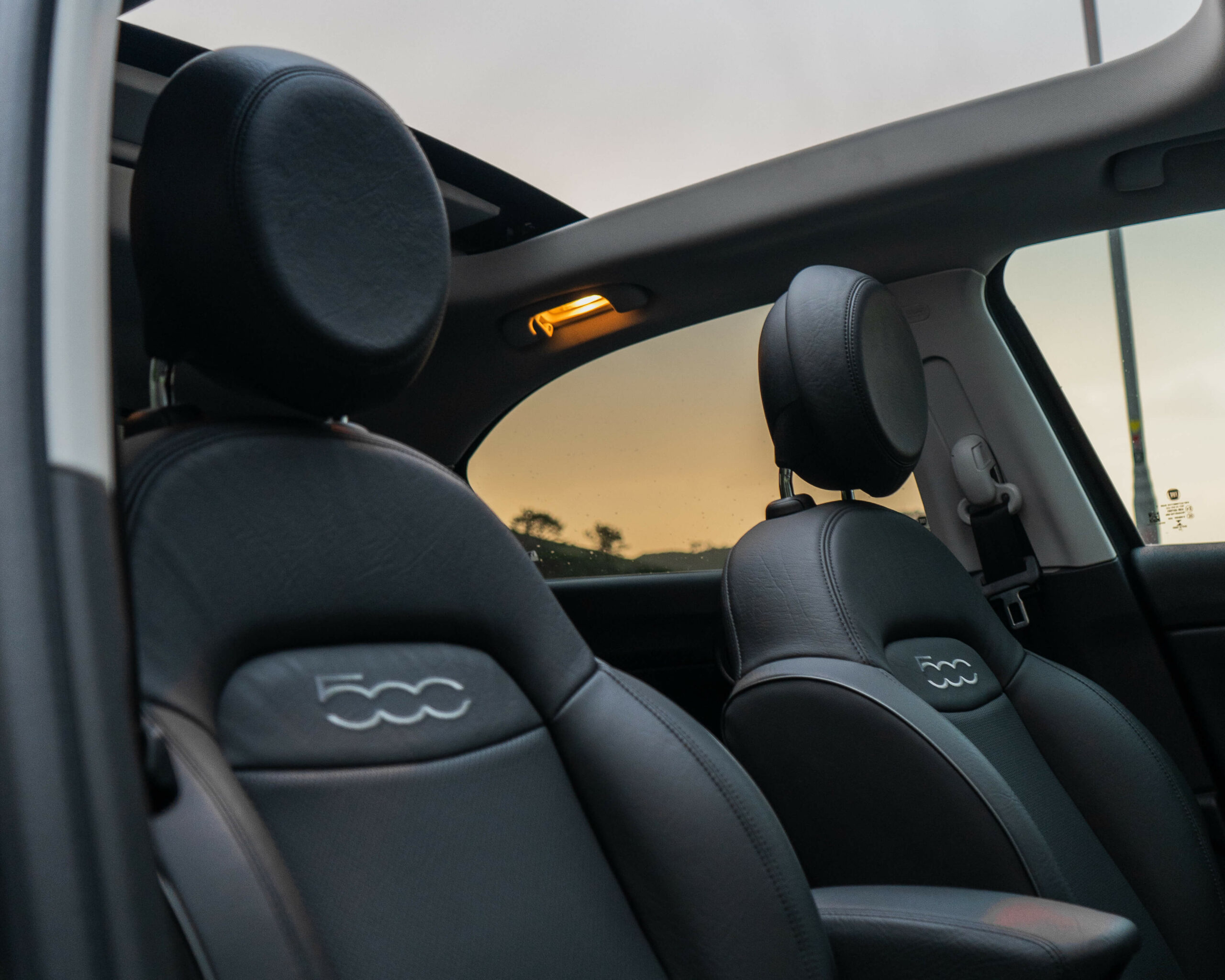 Fiat 500 Sport EST seats